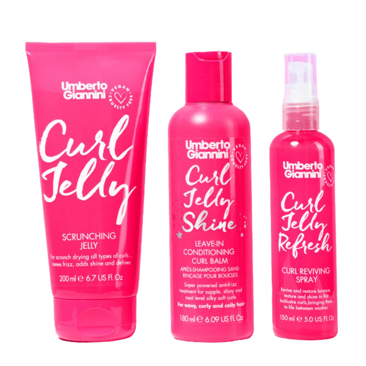 Umberto Giannini Creme De Curl Control Cream, Vegan & Cruelty Free Curl Control Cream, 150 ml