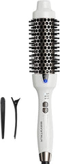 Wavytalk Updated Version Thermal Brush for Blowout Look, Blowout Express 1.5 Inch Ionic Thermal Round Brush Makes Hair Smoother Get Natural Curls, Dual Voltage, Easy to Use