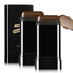2Pack Safe and Convenient Comb Hair Dye, Waterproof and Sweat-Proof Hair Dye Comb, Quick Touch-Ups, 2 in 1 Instant Dye for Women & Men (Black)