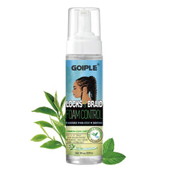 Braid Foam Control Braid Mousse for Braids Twist, Locs, No Flake Extra Hold High Shine Style and Moisturizes, Hair Braiding Mousse for Braids Lightweight Easy to Apply 8fl oz