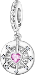 925 Sterling Silver Charms for Bracelets and Necklace Religious Prayers Cross Dangle Pendants Star Moon God Bead Jewelry Present for Women Family Friends