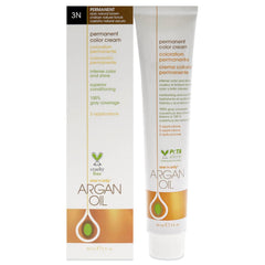 One N' Only Permanent Hair Color - Permanent Hair Dye Made with Argan Oil - Delivers Rich, Accurate Tones with Gray Coverage - Improves Moisture & Elasticity - 3NN Rich Natural Dark Brown (3 oz)