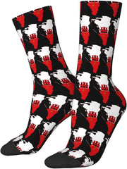 Flag-Map of Gibraltar Socks For Men Women Gift Wicking Sport Casual Running Socks