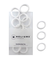 Heliums Small Soft Hair Ties - Blonde - 1 Inch Mini Nylon Bands, No Damage Ponytail Holders for Kids, Braids, and Thin Hair - 30 Count