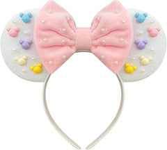 Cute Sequin Bows Mouse Ears Headband for Women - Halloween
