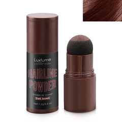 Rosarden Hairline Powder Stick, Dark Brown - Instantly Conceals Hair Loss, Hairline Contouring Shadow Powder for Women & Men, Waterproof, Multi-Use, Long Lasting, Portable