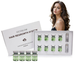 Hair Regrowth System, Advanced Hair Growth oil for Men and Women-Regrowth Serum, Strengthens Roots, Thicker Healthier Hair (1box)