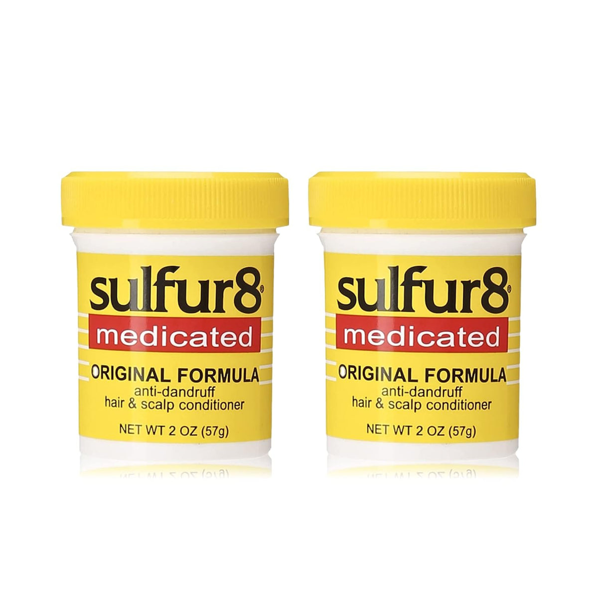 Sulfur8 Medicated Original Formula Anti-Dandruff Hair & Scalp Conditioner, 2 OZ - 2 Pack