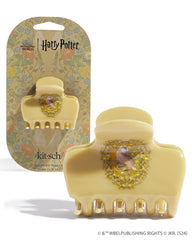 Kitsch & Mickey/Minnie Hair Claw with Rhinestones, Cute and Elegant Claw Clips for Girls, Great for All Hair Types, Recycled Plastic - 1pc (Cream)