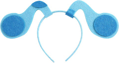 Blue Pink Dog Ears Headband Women Cartoon Headpiece Halloween Hair Accessories