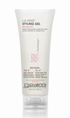 GIOVANNI L.A. Hold Styling Gel - Strong Hold, Hair Gel for Women and Men, Vegan, No Parabens or Phthalates, Infused with Natural Botanical Ingredients, Lightweight Hair Styling Gel - 6.8 oz (1 Pack)