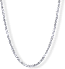 PAVOI 14K Gold Plated Small Bead Ball Chain Necklace for Women - Adjustable Dainty Gold Beaded Necklace - Trendy Choker Chain Layering Jewelry