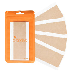 DOORES Hair Extension Tape Tabs, 72pcs Double Sided Replacement Tape Adhesive Invisible No Residue Transparent Tapes for Hair Extensions, 72 Tabs (4 x 0.8 cm/1.57 x 0.31 inch)