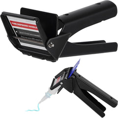 FACULX Tube Extrusion Tool, Tube Grip, Tube Dispenser Tool for Squeeze, Efficient Squeeze Control for RTV Tube, Reduces Waste & Maximizes Material Use (Black)