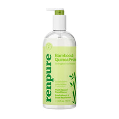 Renpure Plant Based Coconut and Vitamin E Moisturize and Replenish Conditioner - Ideal for Dry, Lifeless Hair - Leaves Hair Silky and Smooth - Paraben Free - Recyclable, Pump Bottle Design - 24 fl oz