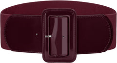 VONMELLI Stretchy Wide Women Belts Elastic Vintage Belts for Women Fashion Ladies Waist Belt for Dress