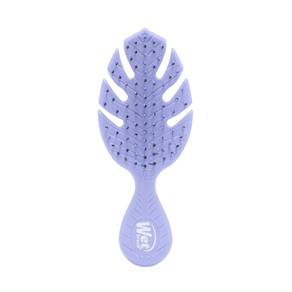 Wet Brush Go Green Mini Detangler, Green - Detangling Travel Hair Brush - Ultra-Soft IntelliFlex Bristles Glide Through Tangles & Gently Loosens Knots While Minimizing Pain, Split Ends & Breakage