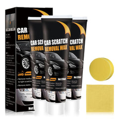 Scratch Remover for Vehicles, 2025 New Car Scratch Repair Paste for Deep Scratches, Universal Car Paint Scratch Repair Scratch Remover Kit with Wipe and Sponge (5 pcs)