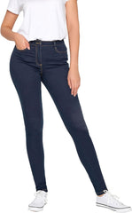 Long Tall Sally Women Tall Washed Ava Skinny Jeans Black