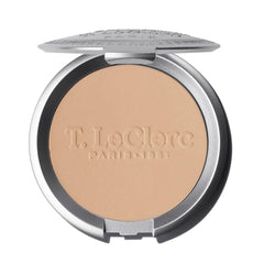 T.LeClerc Rice Compact Powder – Anti-Aging Pressed Powder with Brown Rice Ferment – Long-Lasting Natural Matte Finish – Moisturizing | Non-Comedogenic Face Powder (SABLE, 9G)