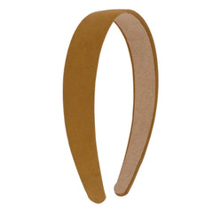 Wecoe Light Purple 1 Inch Sueded Headband - Non-Slip Fashion Solid Plain Hair Band for Women Girls - DIY Halloween Christmas Costume Hair Accessories - Diademas Para Mujer Gifts