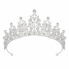 Tiara Crown for Women, Headband Hair Accessories for Birthday Wedding Party Costume Purple