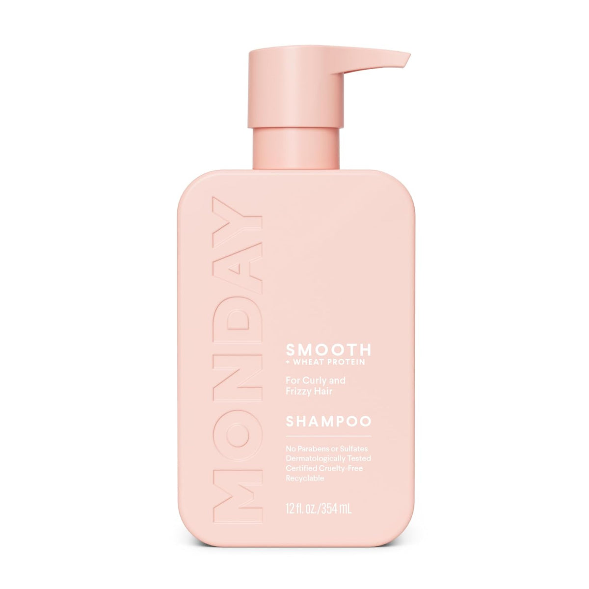 MONDAY HAIRCARE SMOOTH Shampoo with Wheat Protein & Avocado Oil for Frizz-Prone Hair 354 mL