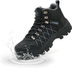 Waterproof Steel Toe Boots for Women Wide Width Non Slip Work Shoes Lightweight Slip Resistant Safety Toe Sneakers Indestructible Construction Composite Toe Footwear