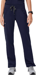 FIGS Kade Cargo Scrub Pants for Women — Classic Fit, Straight Leg, 4 Pockets, Yoga Waistband, Anti-Wrinkle