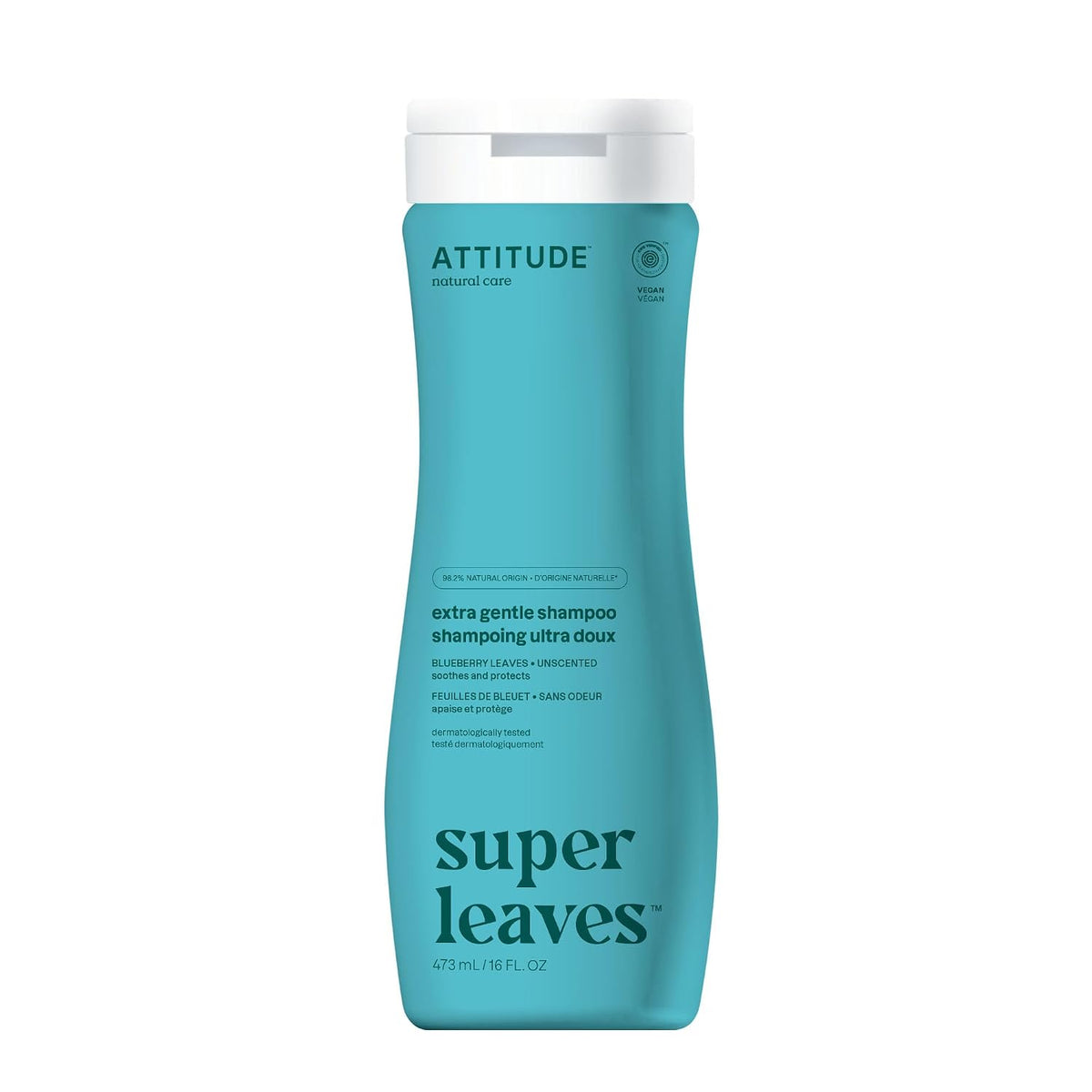 ATTITUDE Volume and Shine Hair Shampoo, EWG Verified, For Thin Hair, Naturally Derived Ingredients, Vegan and Plant Based, Soy Protein And Cranberries, 16 Fl Oz
