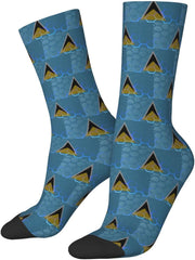 Flag Of Saint Lucia Socks For Men Women Gift Wicking Sport Casual Running Socks