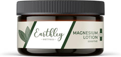 Earthley Wellness, Magnesium Lotion, Parent's Picks Award-Winner, Apricot, Shea Butter, Mango Butter, Lavender, Blue Tansy and Sandalwood Scent (6oz, Seasonal Blue Bliss)