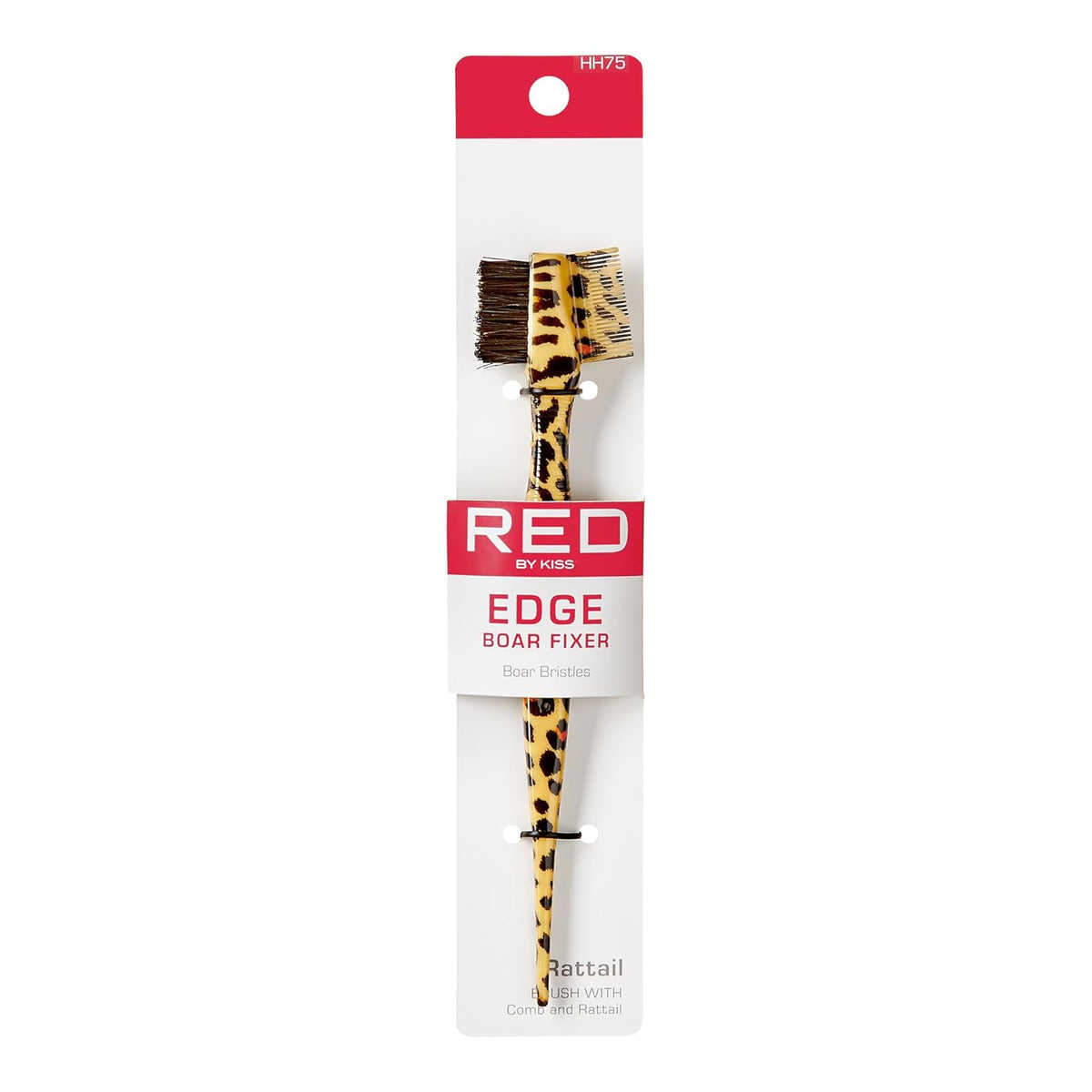 Red by Kiss Ultimate Edge Fixer Professional Boar Hair Brush (100% Boar Hair) (BSH28)