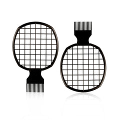 Selalu 2Pcs Twist Combs, Upgraded Hair Brush for Curls - Better Than Sponge for Men and Women (Black)
