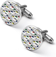 Olympic Rowing Oars Custom Cuff Links Cufflinks for Men Business Wedding Shirts Decor