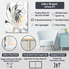 Designart "Blue Grey Line Art Abstract Geometrics I" Modern Multipanel Canvas Art Print set