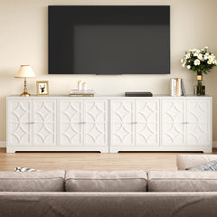 58" Sideboard Cabinet with 4 Doors