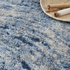 Nourison Luxurious Shag Abstract Wave Plush Shag Area Rug