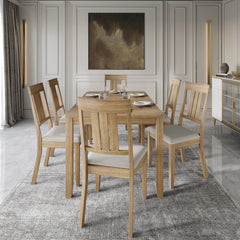 CraftPorch Classic 7-piece Wooden Dining Set