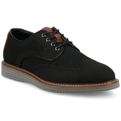 Vance Mens Whitaker Casual Knit Hybrid Wingtip Dress Shoe