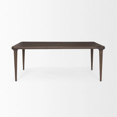 Suvan 72" Medium Brown Rectangular Solid Wood Table