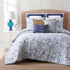 Oceanfront Resort Indienne Paisley Cotton Duvet Cover 3-piece Set