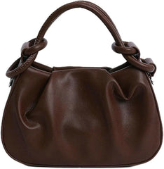 2025 Handle Cloud Bag Women’s PU Leather Hobo Purse with Detachable Strap Magnetic Small Crossbody Shoulder Bag
