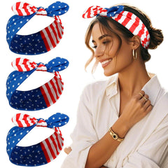 Tobeffect Paisley Bandana Headbands: Cute Summer Hair Accessories - Wide Knotted Bow Headband, Rabbit Ears Turban Headwraps for Women and Girls