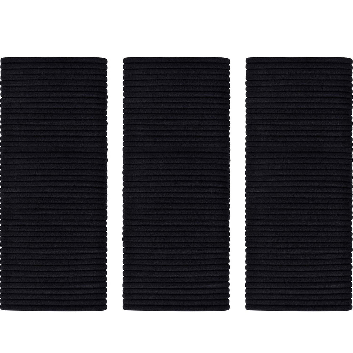 TecUnite 200 Pieces No Metal Hair Elastics Bulk Rubber Bands Hair Ties Ponytail Holders for Women(Multicolor)