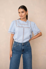 Victorian Collar Lace Top