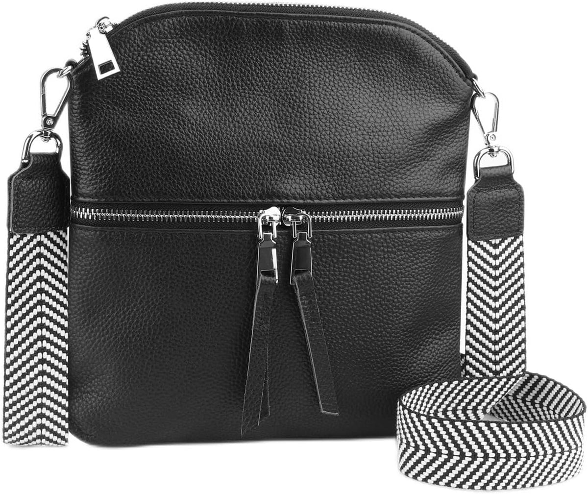 befen Genuine Leather Small Crossbody Purses for Women Travel Cross Body Bags Lightweight with Adjustable Shoulder Strap