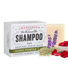 J·R·LIGGETT'S Shampoo Bar - Original Formula, All Natural Solid Bar Shampoo for Hair with Coconut Oil & Castor Oil, Sulfate Free, GMO Free, Gentle Lather and Refreshing, 3.5 oz - 1 Pack