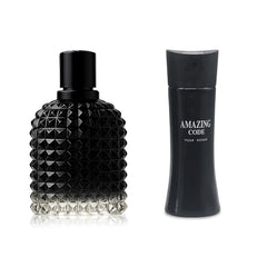 Cologne for Men Set of 2,3.4 Fl Oz Each Eau De Parfume Fragrance Sampler Set Designer Mens Perfume Gift (Mi&AZAD)