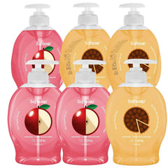 Limited Edition Fall Scented Hand Soap with Pump | Pumpkin Scent | Pecan Pie | Red Apple, Kitchen or Bathroom Liquid Hand Soap, 6-7.5 fl oz Bottles (Fall Scent 6-pack)